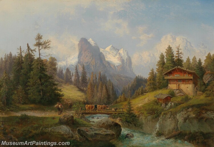 Handmade Classical Landscape Oil Painting A1226