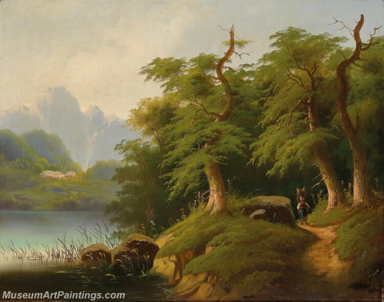 Handmade Classical Landscape Oil Painting A1228