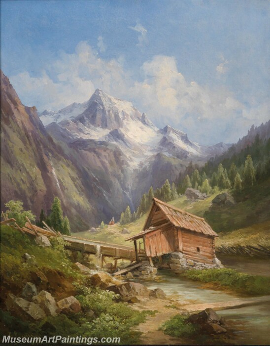 Handmade Classical Landscape Oil Painting A1287