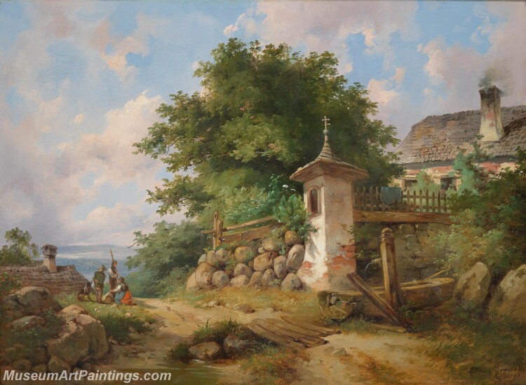 Handmade Classical Landscape Oil Painting A1347