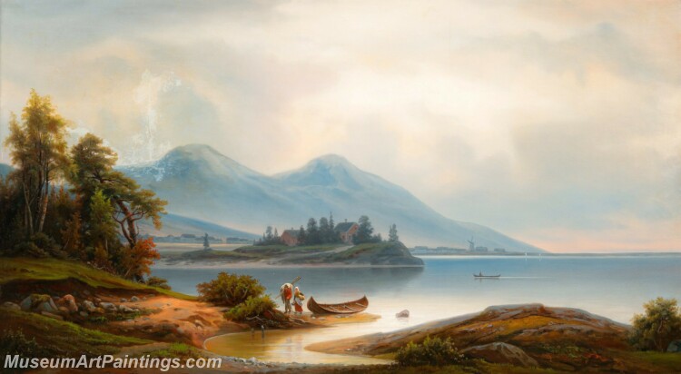 Handmade Classical Landscape Oil Painting A1572