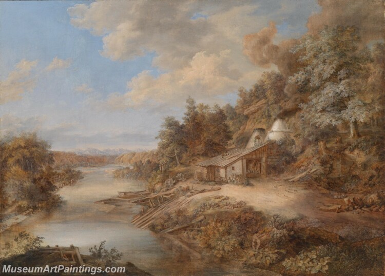 Handmade Classical Landscape Oil Painting A176