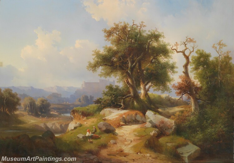 Handmade Classical Landscape Oil Painting A262