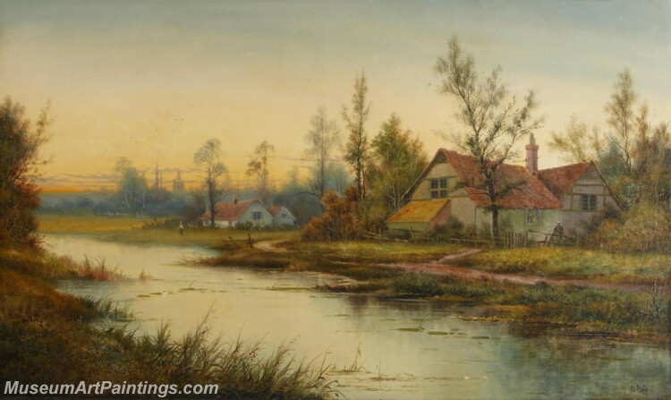 Handmade Classical Landscape Oil Painting A446