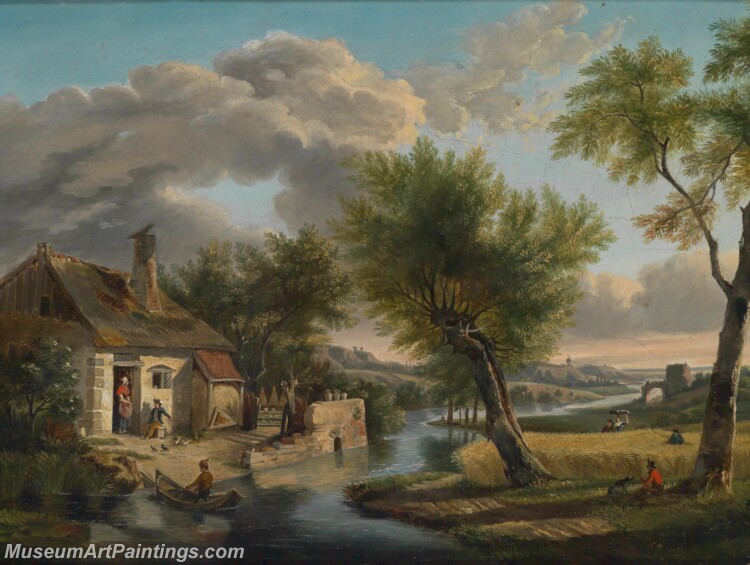 Handmade Classical Landscape Oil Painting A486