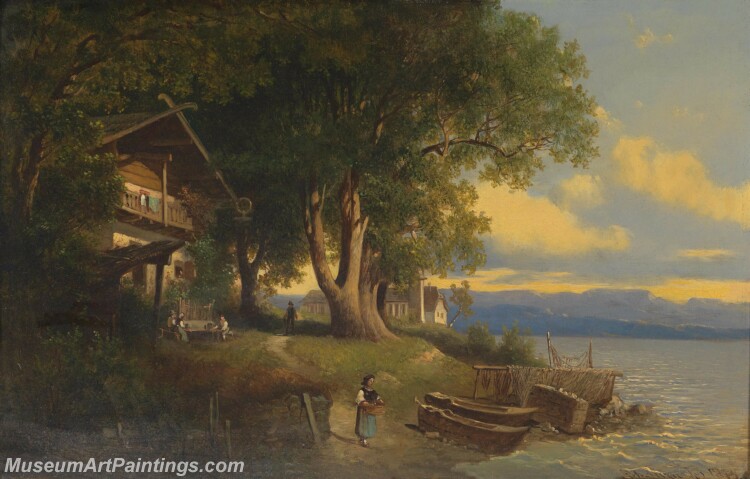 Handmade Classical Landscape Oil Painting A607