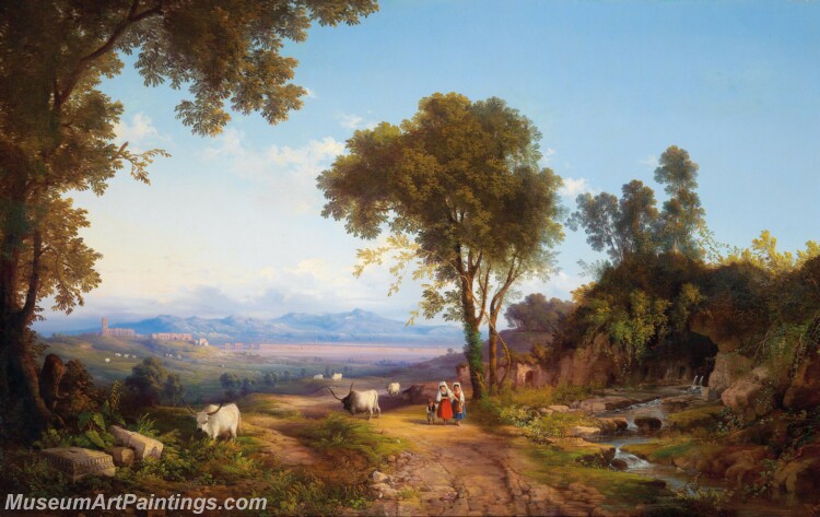 Handmade Classical Landscape Oil Painting A850