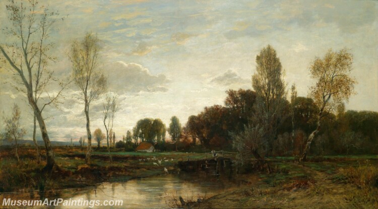 Handmade Classical Landscape Oil Painting A853