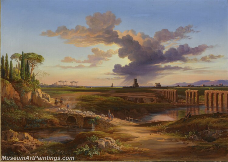 Handmade Classical Landscape Oil Painting A989