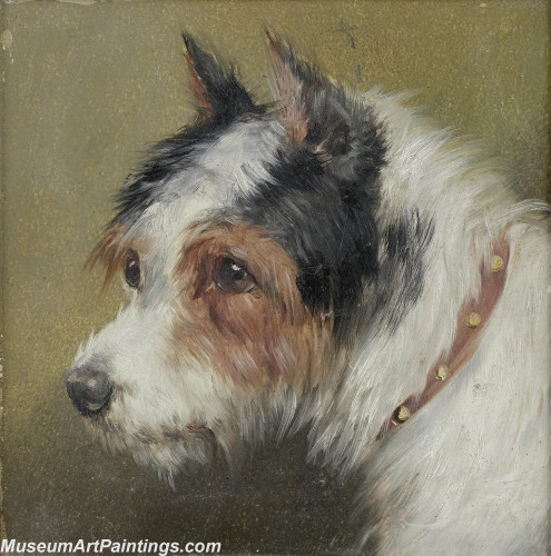 Handmade Dog Portrait Oil Paintings MA021