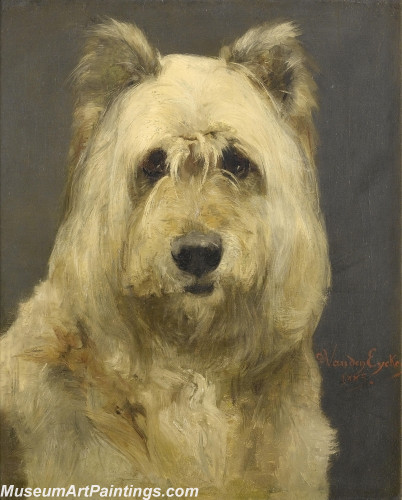 Handmade Dog Portrait Oil Paintings MA023