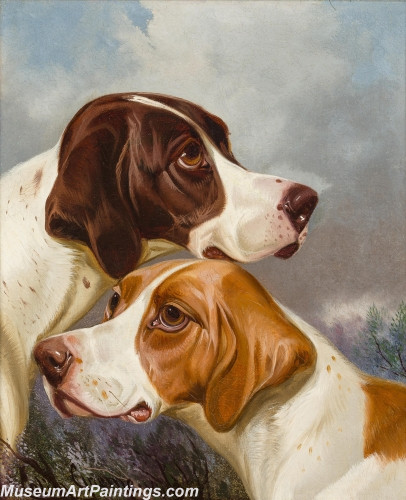 Handmade Dog Portrait Oil Paintings MA024