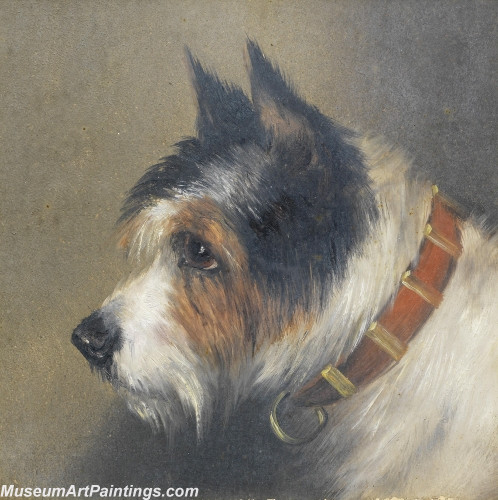 Handmade Dog Portrait Oil Paintings MA025
