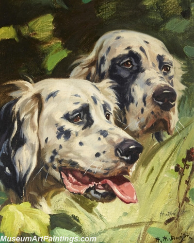 Handmade Dog Portrait Oil Paintings MA034