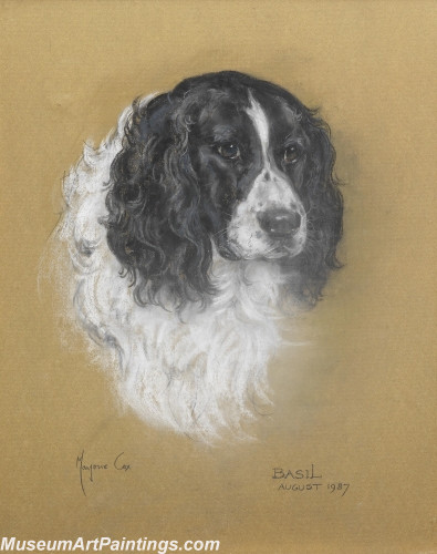 Handmade Dog Portrait Oil Paintings MA040