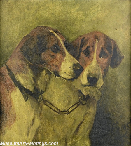 Handmade Dog Portrait Oil Paintings MA063