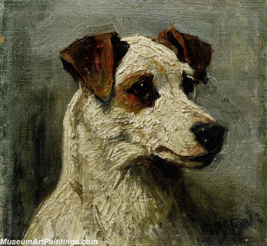 Handmade Dog Portrait Oil Paintings MA067