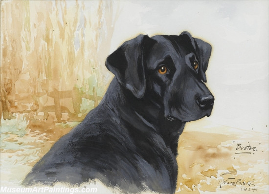 Handmade Dog Portrait Oil Paintings MA073