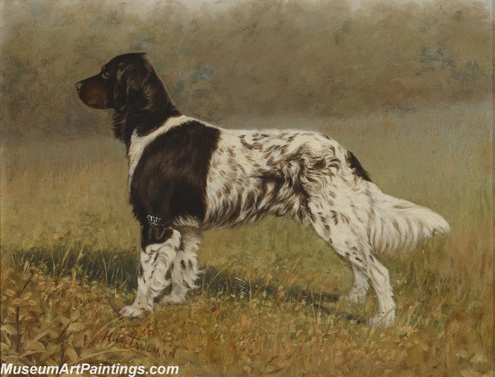 Handmade Dog Portrait Oil Paintings MA083