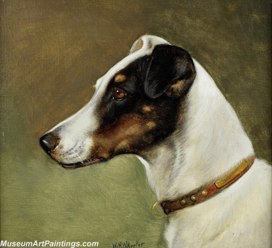 Handmade Dog Portrait Oil Paintings MA085