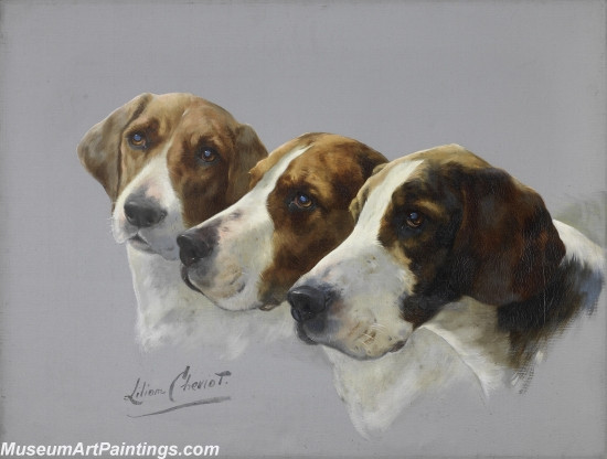 Handmade Dog Portrait Oil Paintings MA086