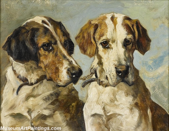 Handmade Dog Portrait Oil Paintings MA092