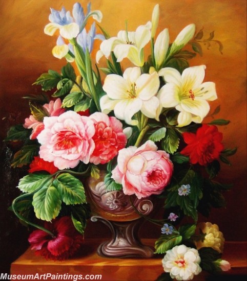 Handmade Flower Oil Painting 001