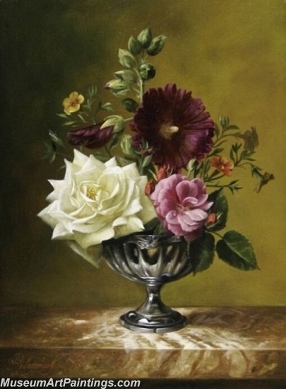 Handmade Flower Oil Painting 026