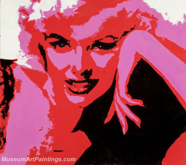 Handmade Marilyn Monroe Sexy Pin Up Girls Paintings M1313