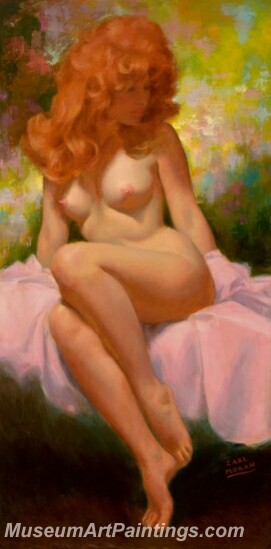 Handmade Modern Paintings of Women Pinup Girl Oil Paintings M74