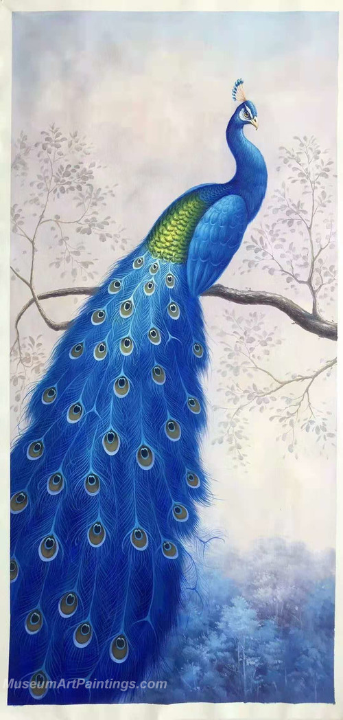 Handmade Peacock Oil Paintings HPMS10
