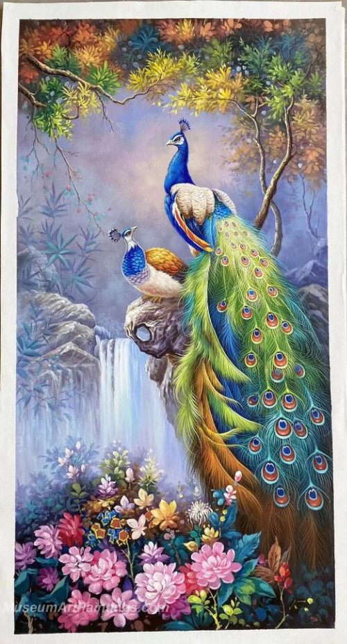 Handmade Peacock Oil Paintings HPMS3