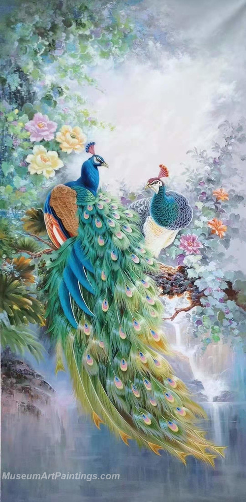 Handmade Peacock Oil Paintings HPMS6