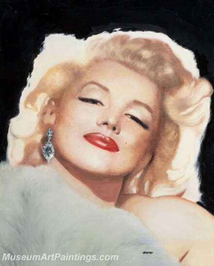 Handmade Sexy Marilyn Monroe Pin Up Girls Paintings M1326