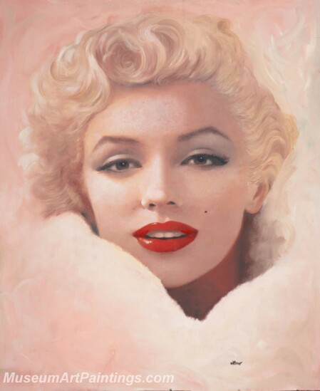 Handmade Sexy Marilyn Monroe Pin Up Girls Paintings M1327