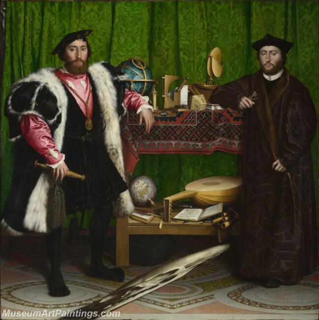 Hans Holbein the Younger The Ambassadors Painting