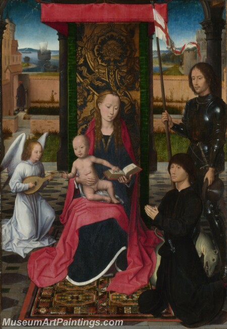 Hans Memling The Virgin and Child with an Angel Painting