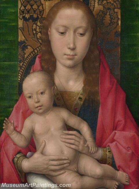 Hans Memling Virgin and Child Painting