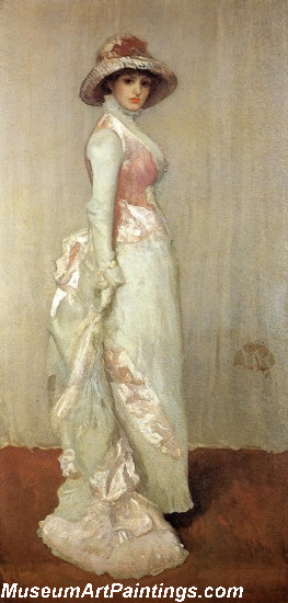 Harmony in Pink and Grey Valerie Lady Meux by James Abbott McNeill Whistler