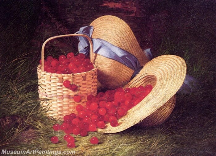 Harvest of Cherries Painting
