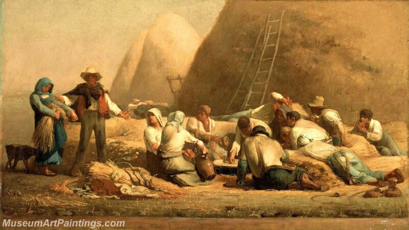 Harvesters Resting Painting