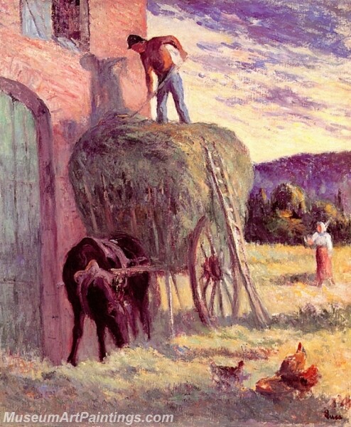 Hay Cart Painting