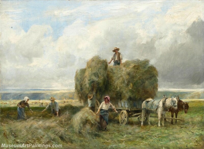 Hay making 1 Painting