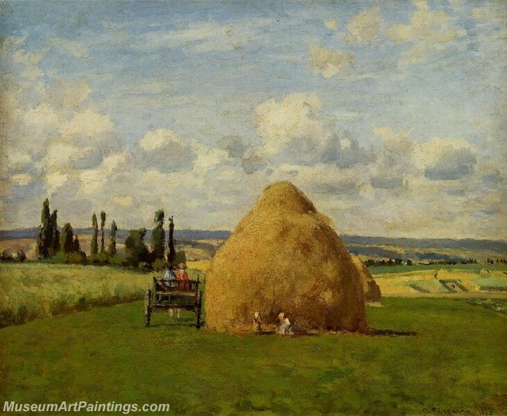 Haystack Pontoise Painting