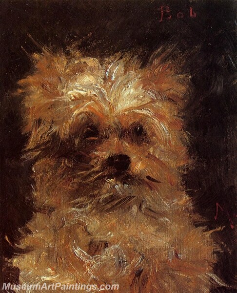 Head of a Dog Bob Painting