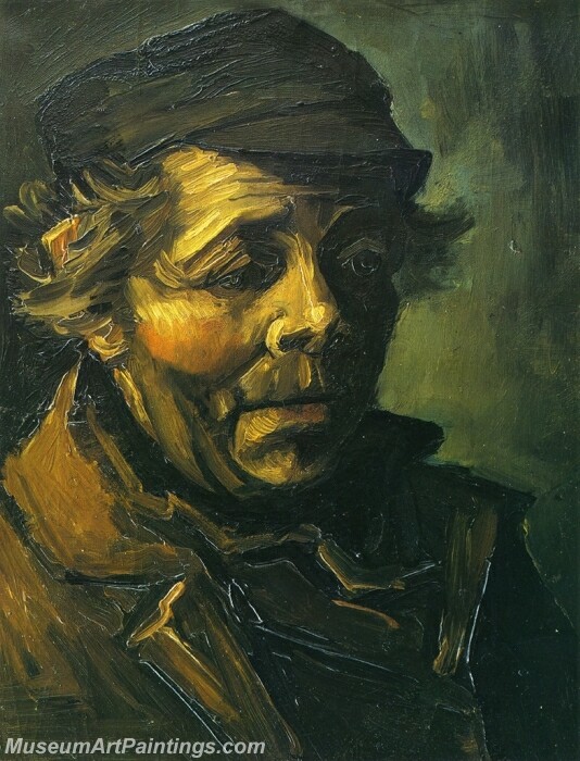 Head of a Peasant Painting