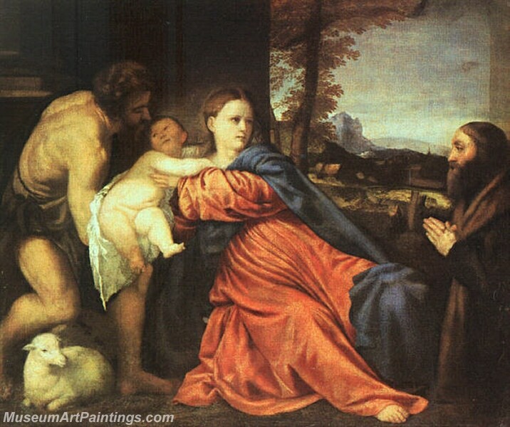 Holy Family and Donor Painting