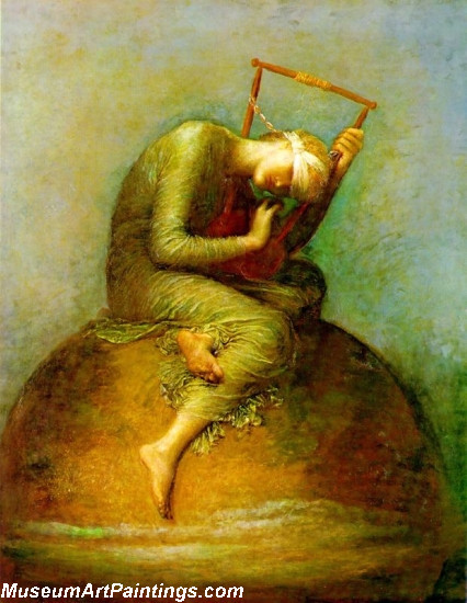 Hope Painting by George Frederic Watts