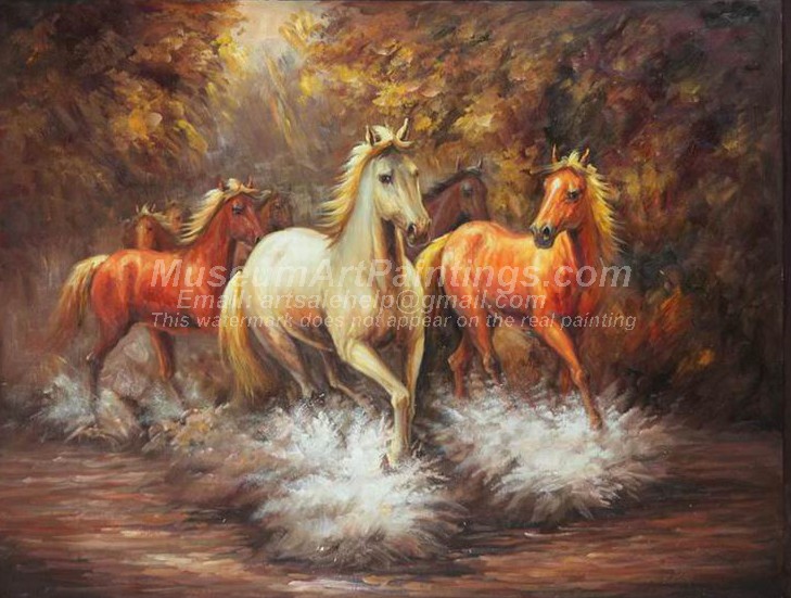 Horse Oil Paintings 001