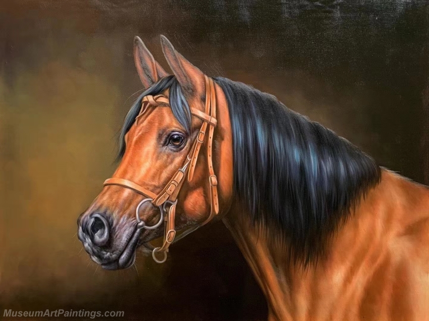 Horse Oil Paintings Horse Head NHEP02